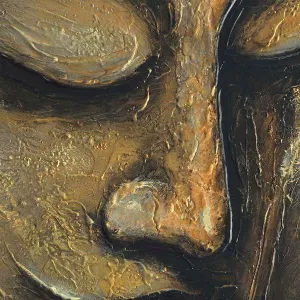 Gouden boeddha schminken, 1 meter