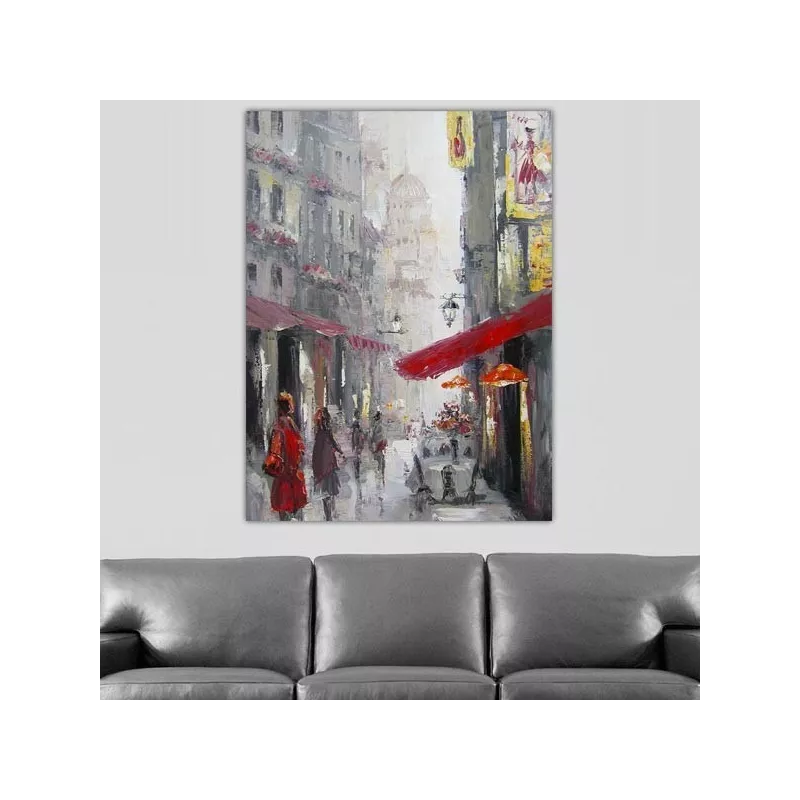Stadsgezicht, Parijs sacré coeur, 120 x 80 cm