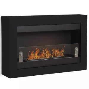Zwarte ethanol haard Vigo