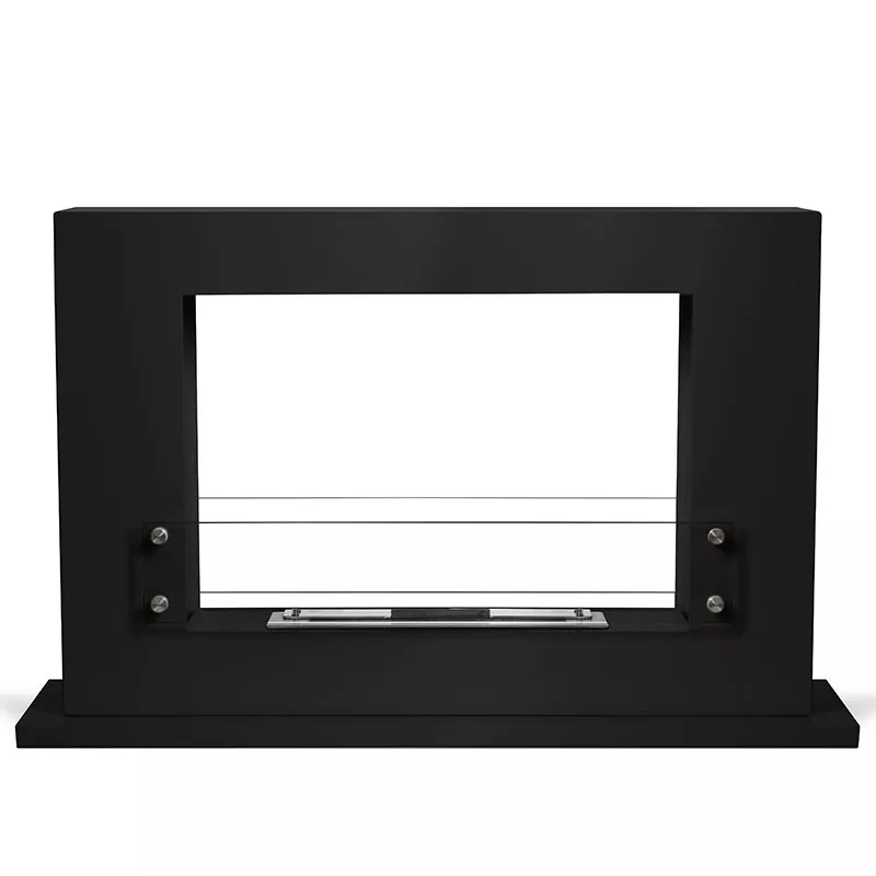 Athena 100cm organische vloerverwarmer 3kW Kleur Zwart Brander 2.2L/4kW