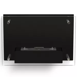 Zwarte wandhaard Fireglass