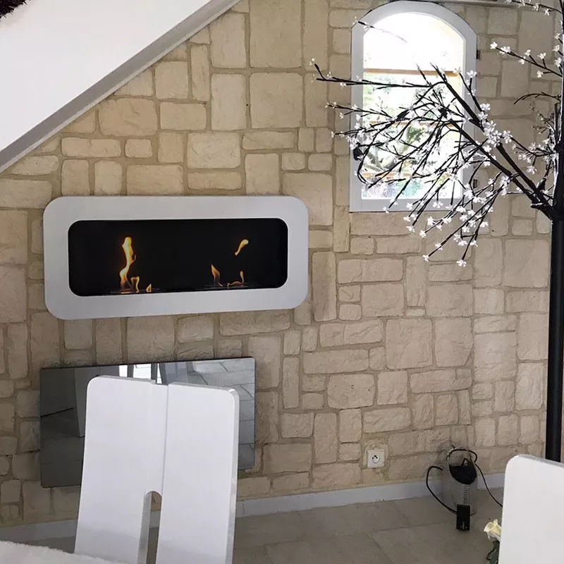 Cassiopée wandhaard ethanol Kleur Wit