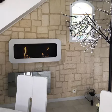 Cassiopée wandhaard ethanol Kleur Wit
