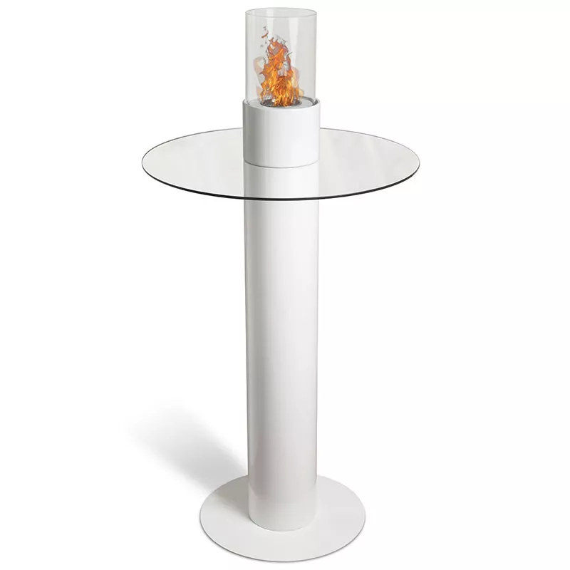 Bistro vrijstaande ethanoltafel Kleur Wit