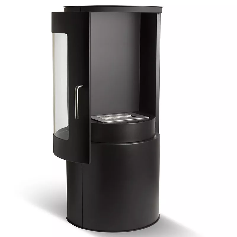 Bari 3 kW ethanol houtkachel Kleur Zwart