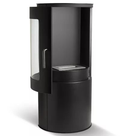 Bari 3 kW ethanol houtkachel Kleur Zwart