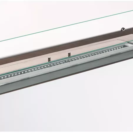 Haard XXL andromède, brander 80 cm Kleur Wit