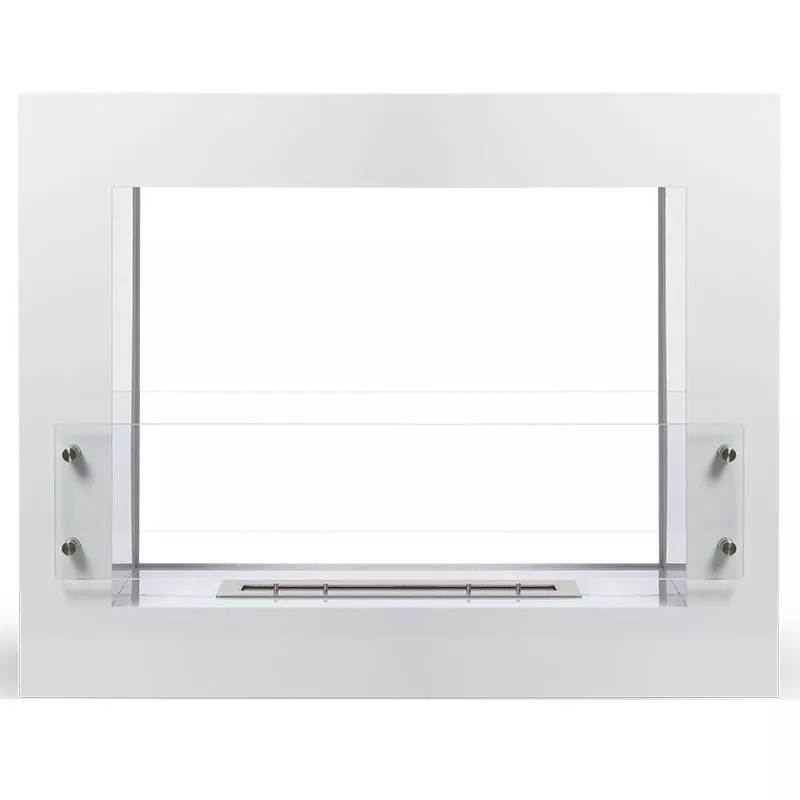 Boston design staande ethanol haard Kleur Wit Brander 3L/6,5kW