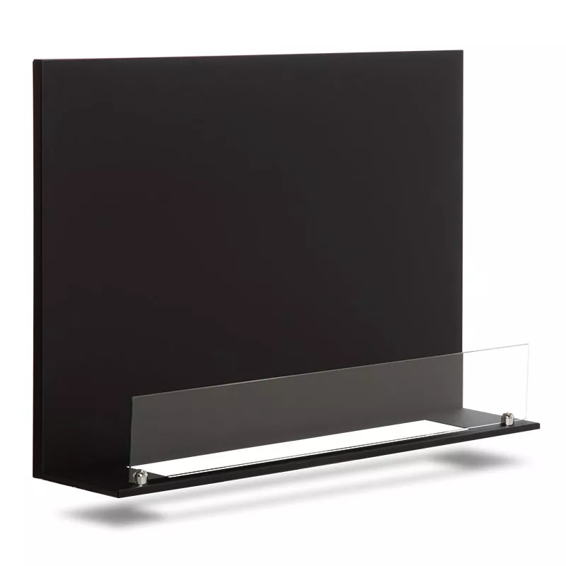 Zwarte stalen platen om je bio-ethanol brander te versieren Staalplaat breedte 75 cm platen voor 52 cm brander