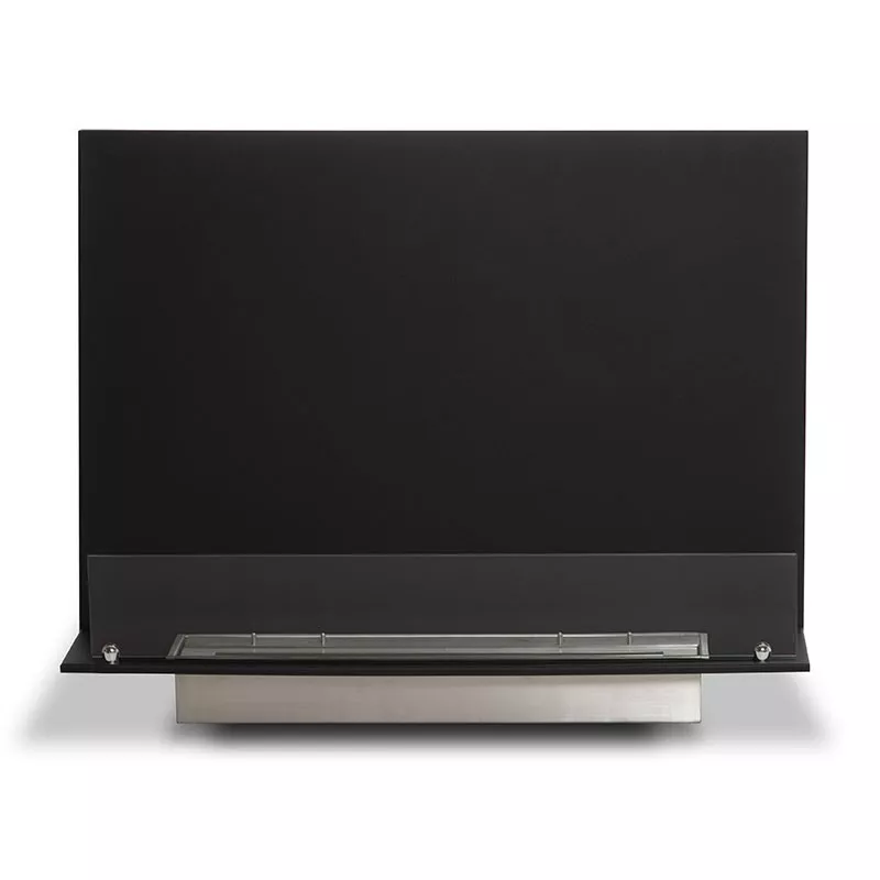 Zwarte stalen platen om je bio-ethanol brander te versieren Staalplaat breedte 75 cm platen voor 52 cm brander