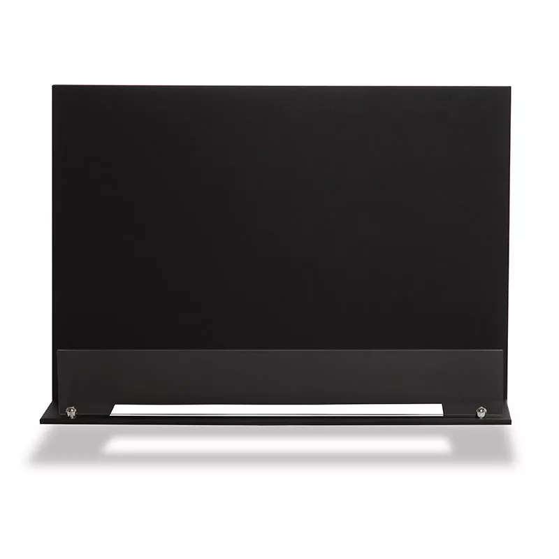 Zwarte stalen platen om je bio-ethanol brander te versieren Staalplaat breedte 75 cm platen voor 52 cm brander