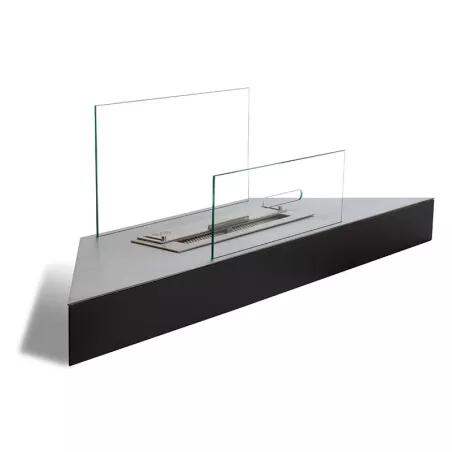 Hoekhaard Anglo, 110 x 30 x 9,5 cm Kleur Geborsteld roestvrij staal