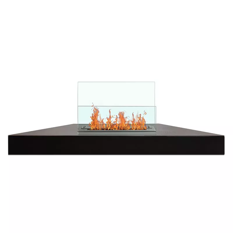 Hoekhaard Anglo, 110 x 30 x 9,5 cm Kleur Geborsteld roestvrij staal