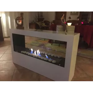 Andromède ethanol haard in actie