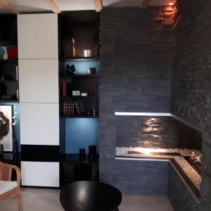 120 cm vrijstaande brander, XXL ethanolbrander