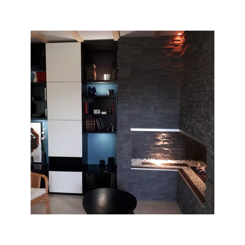 120 cm vrijstaande brander, XXL ethanolbrander