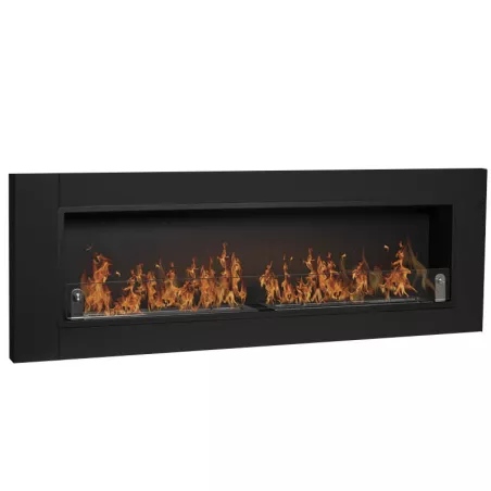 Cynthera XXL bio-ethanol haard - 1,8 meter Kleur Zwart