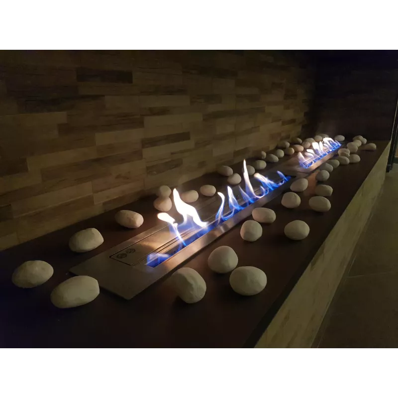 9 kW verwarming, 100 cm ethanol inzetstuk