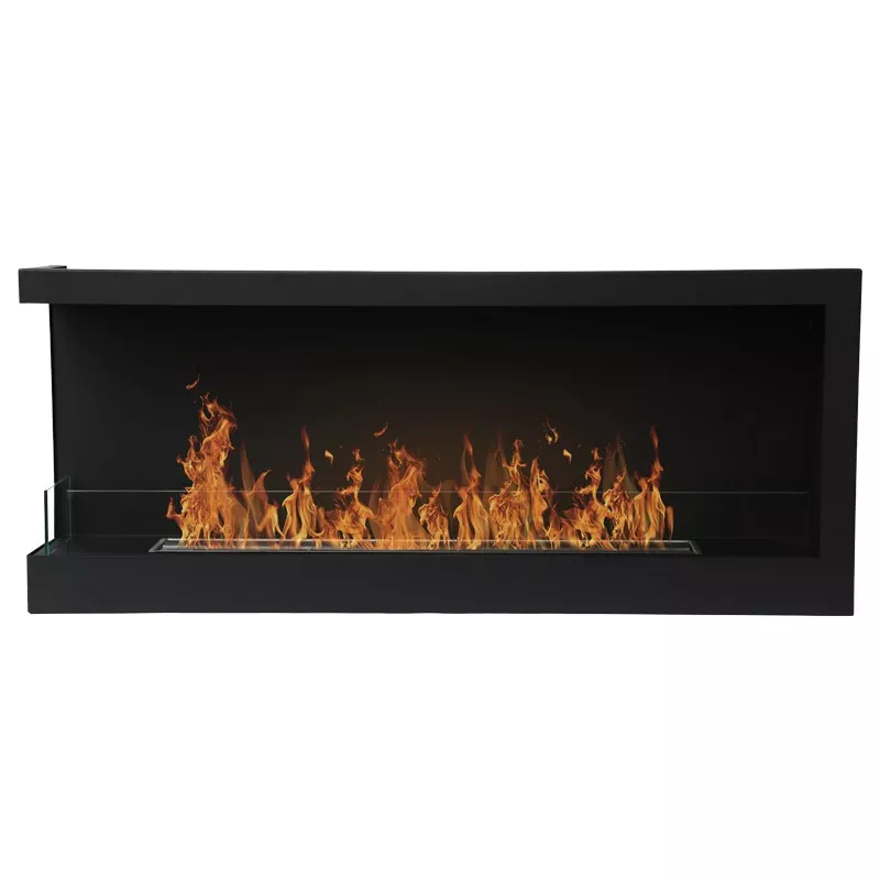 Murcie XL bio-ethanol inbouwhaard Kleur Zwart Opening Links openen
