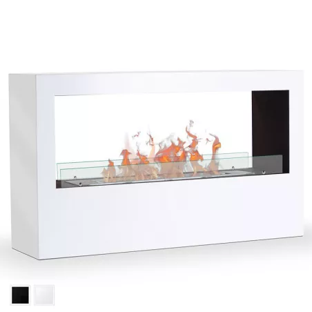 Haard XXL andromède, brander 80 cm Kleur Wit