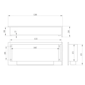Inbouwhaard Murcie XL