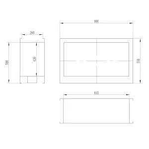 verra inbouwhaard schema