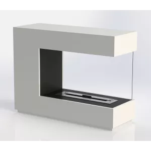 Witte design ethanol haard