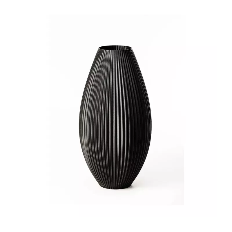 Pila design vaas Kleur Zwart Grootte 15 cm