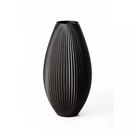 Pila design vaas Kleur Zwart Grootte 15 cm