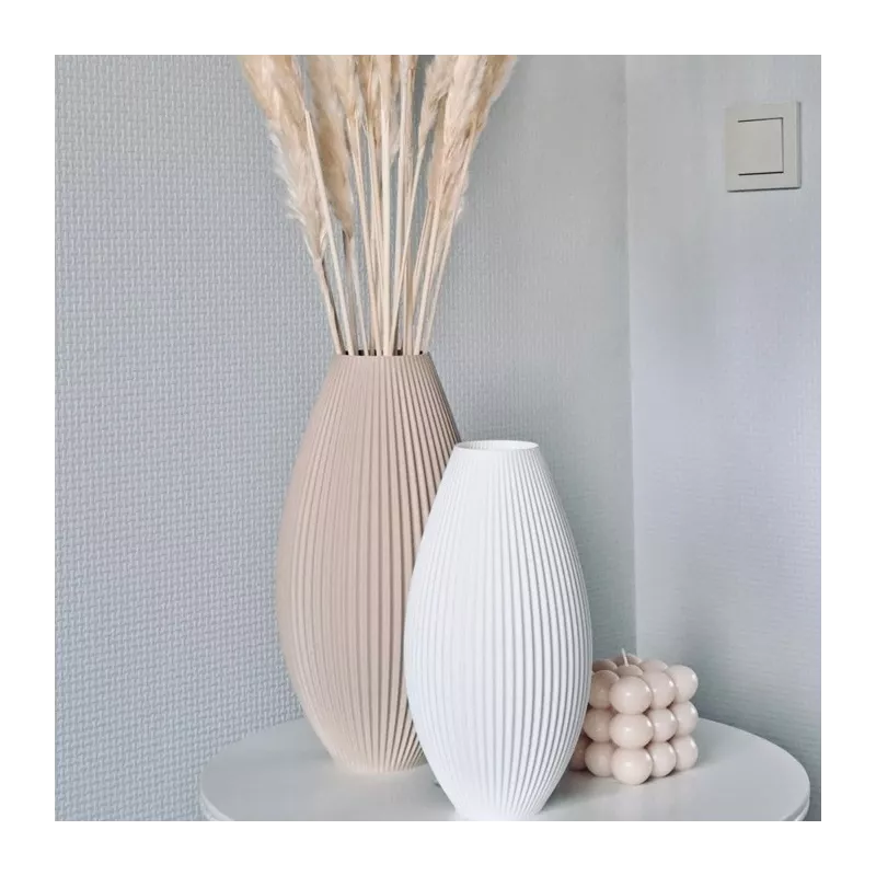 Pila design vaas Kleur Zwart Grootte 15 cm