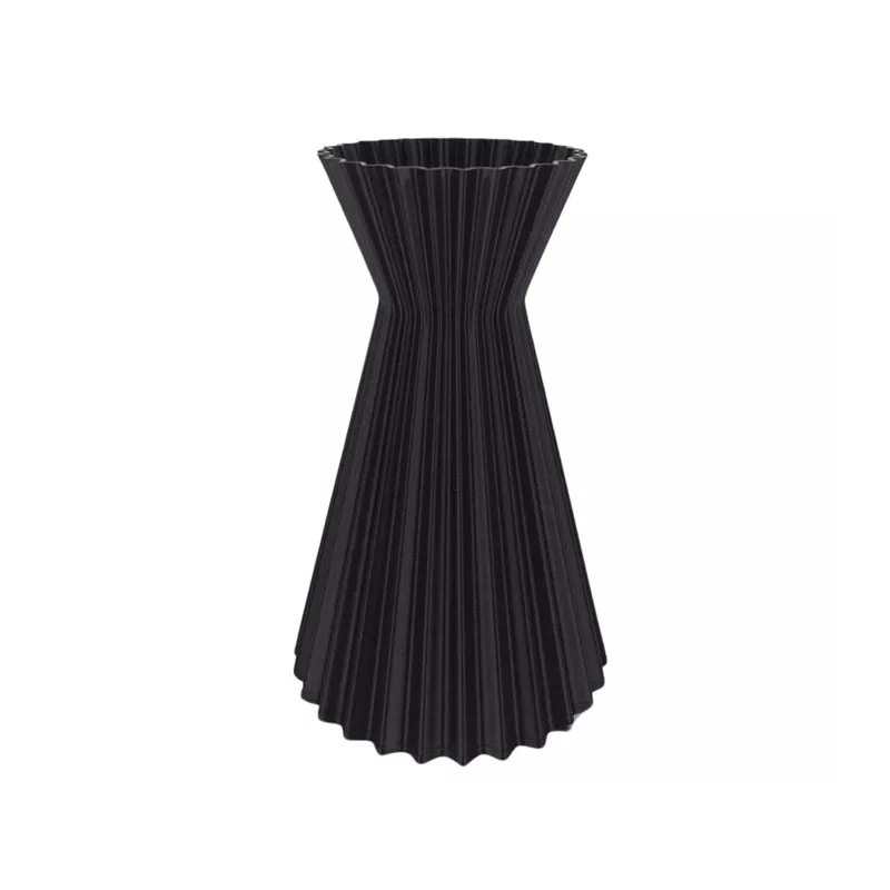 Cocktailvaas met ultradesign Kleur Zwart Grootte 20 cm