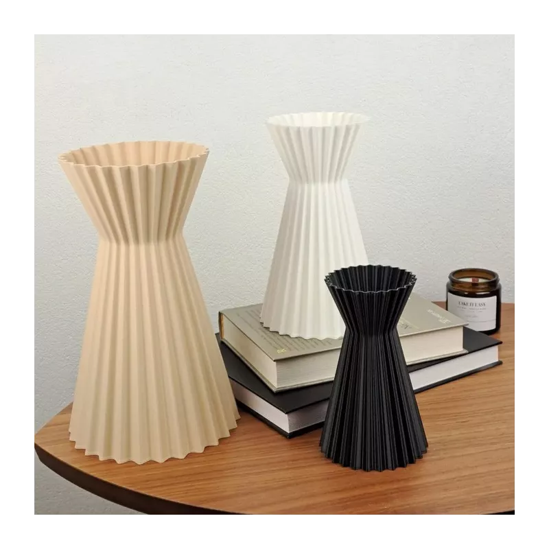 Cocktailvaas met ultradesign Kleur Zwart Grootte 20 cm