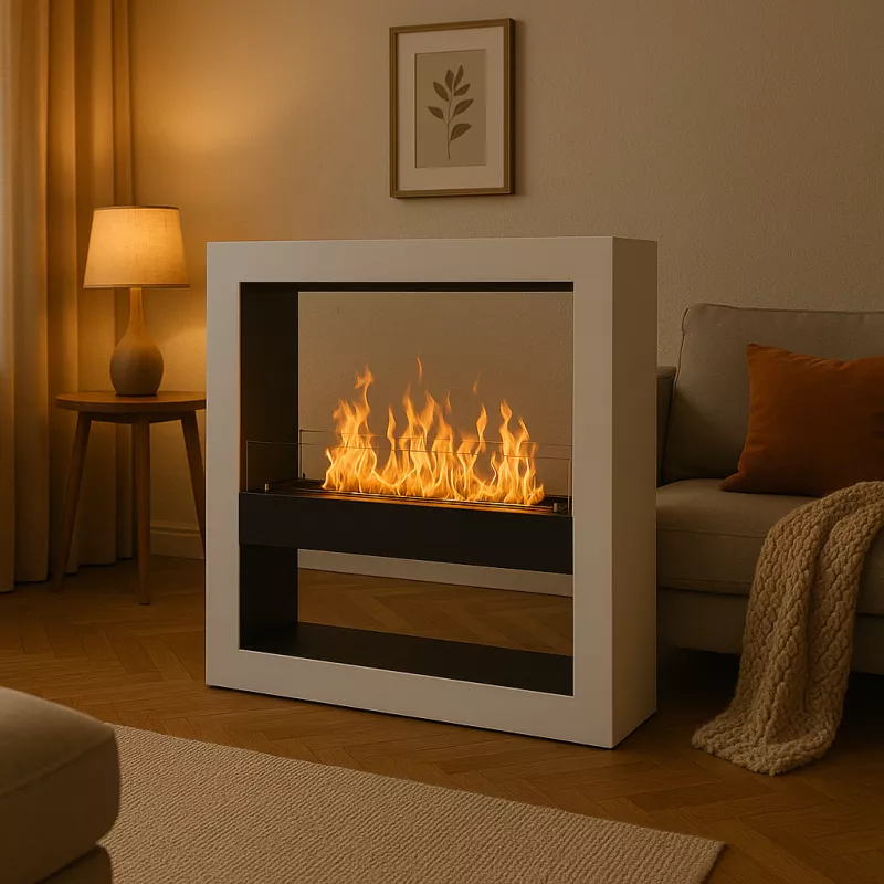 Calgari XXL ethanol haard, brander 80 cm Kleur Briljant wit
