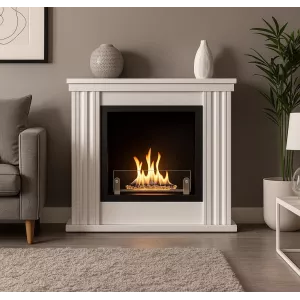 Haussmannian bio-ethanol haard