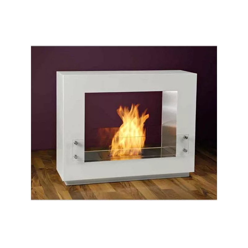 Zenith staande organische open haard Kleur Wit