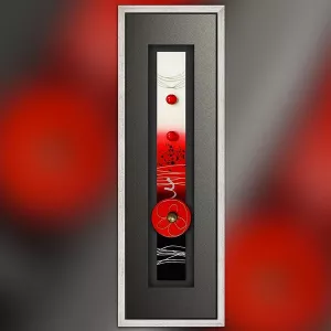 Abstract schilderij rood : Wikao ontwerp en thuis
