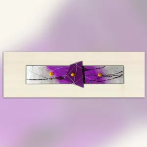 paars abstract schilderij : Wikao huis en ontwerp