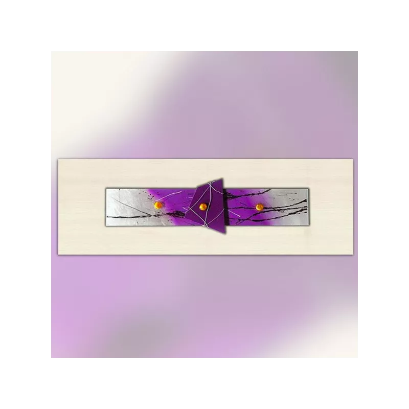 paars abstract schilderij : Wikao huis en ontwerp