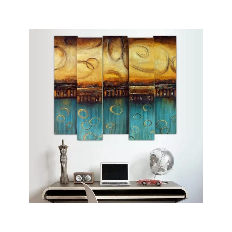 3D reliëfschilderij, 85 x 100 cm