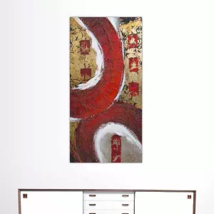 Chinees schilderij, Aziatisch schilderij 60x120cm