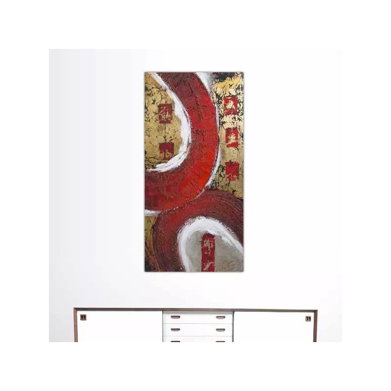 Chinees schilderij, Aziatisch schilderij 60x120cm