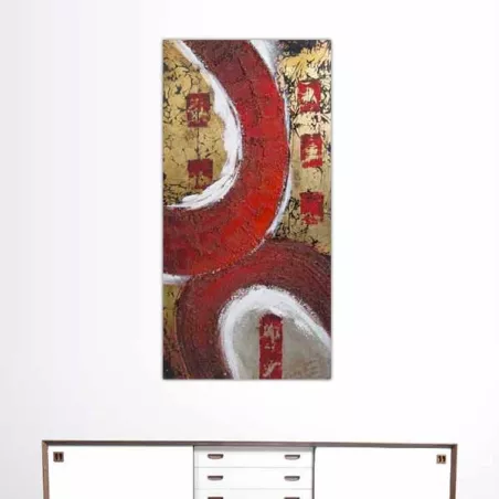 Chinees schilderij, Aziatisch schilderij 60x120cm