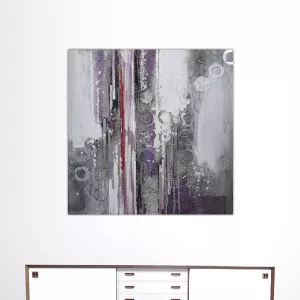 Abstract schilderij parma, ontwerp canvas 100 x 100