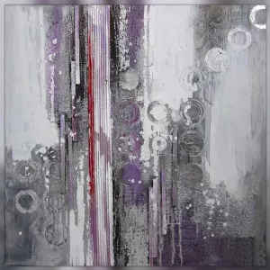 Abstract schilderij parma, ontwerp canvas 100 x 100