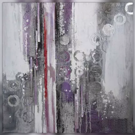 Abstract schilderij parma, ontwerp canvas 100 x 100
