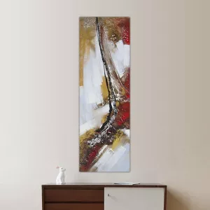 Modern schilderij, art nouveau doek 50 x 150 cm