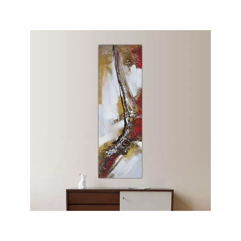 Modern schilderij, art nouveau doek 50 x 150 cm