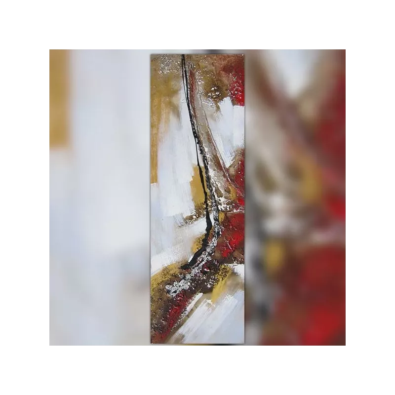 Modern schilderij, art nouveau doek 50 x 150 cm