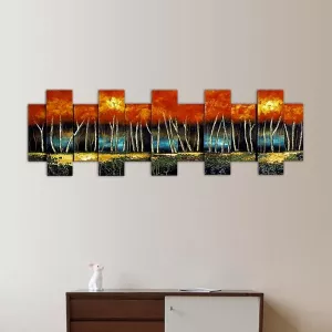 3D-schilderij van bomen, 160 x 50 cm : Wikao