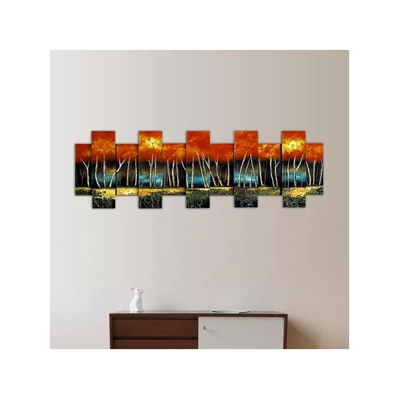 3D-schilderij van bomen, 160 x 50 cm : Wikao